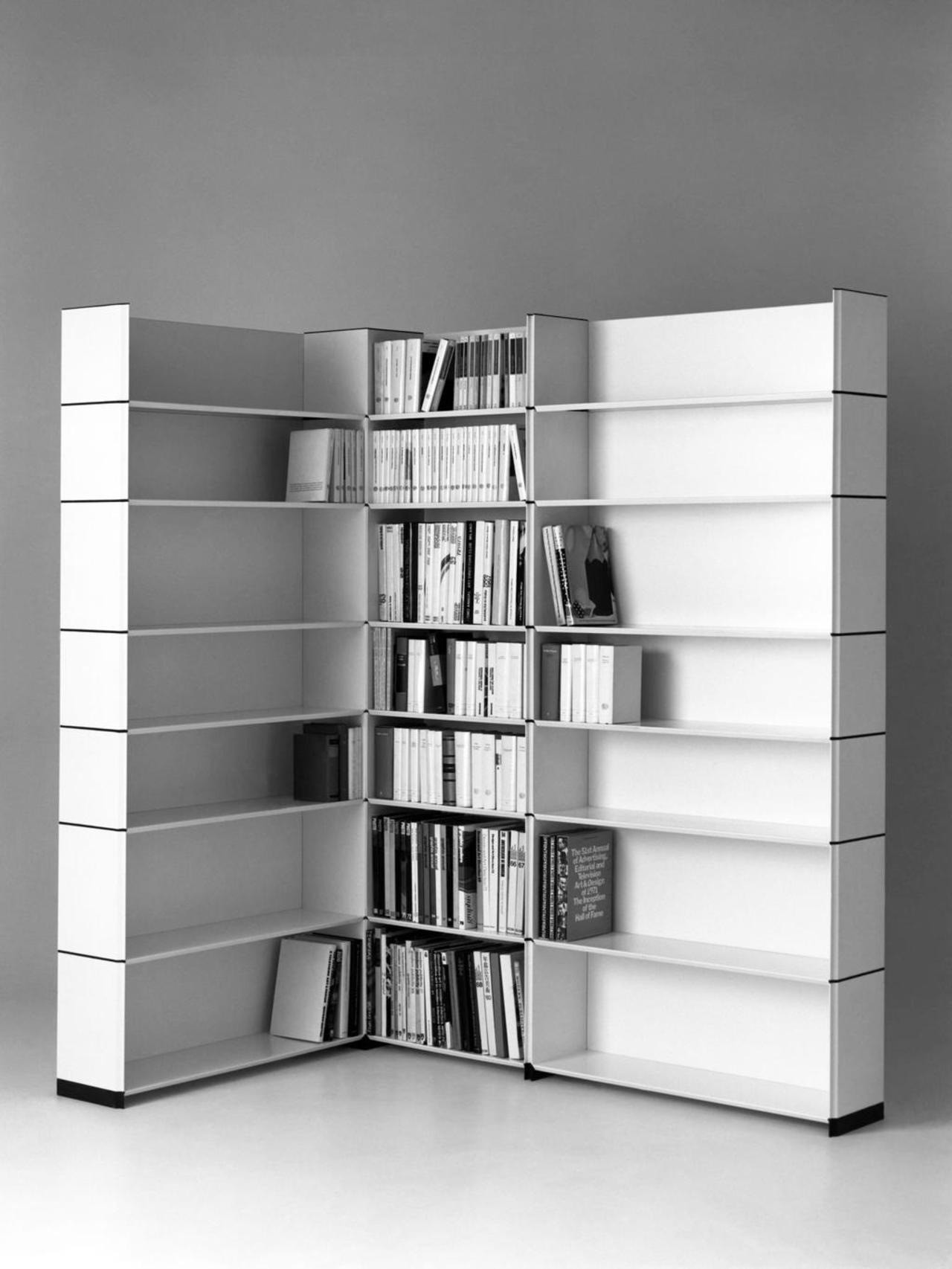 Genia 1974 Modular sheet-metal bookshelf system